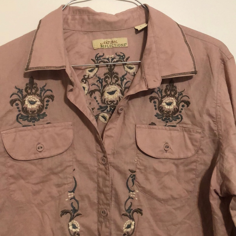 Natural reflection blouse - Picture 2 of 3